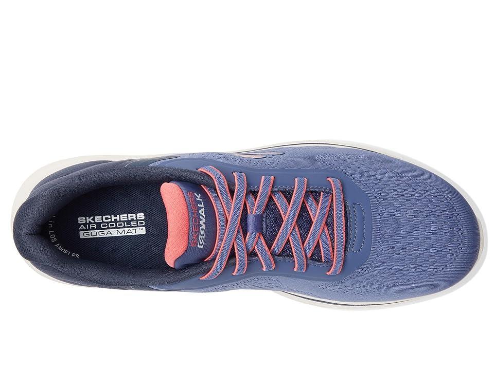 SKECHERS Performance Go Walk 7 - Cosmic Waves Coral) Women's Shoes Product Image