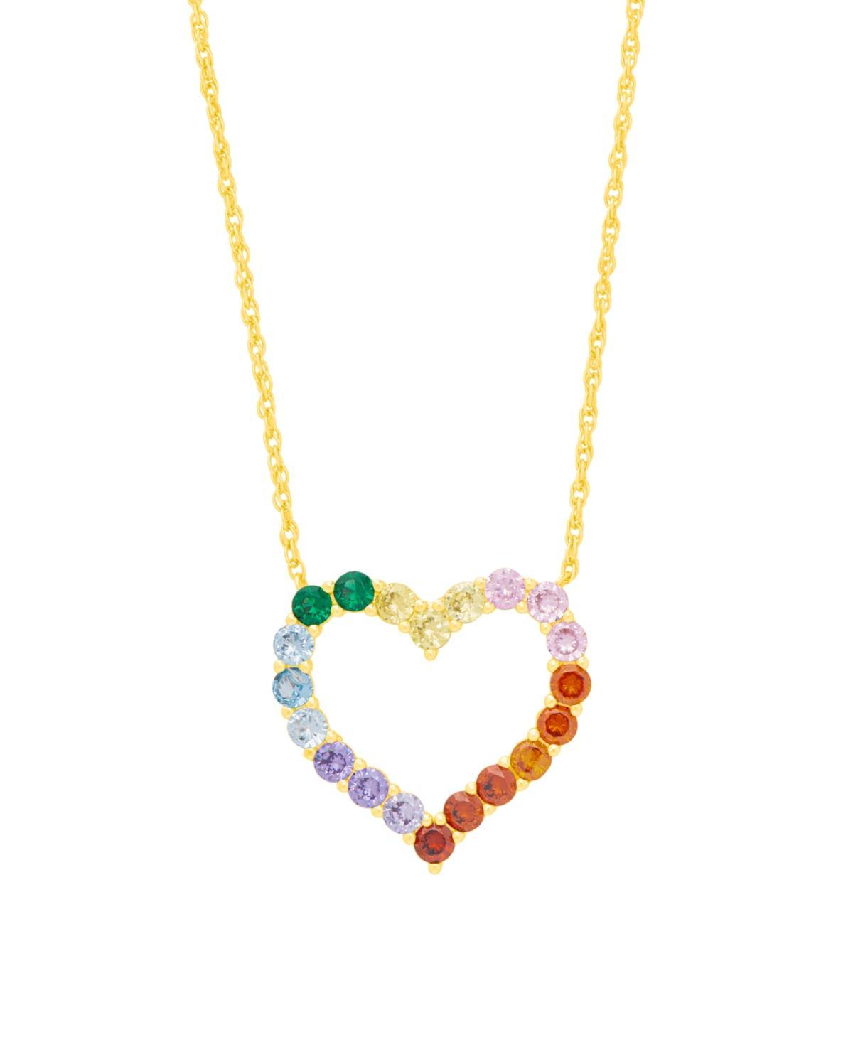 Macys Womens Rainbow Pendant Necklace Product Image