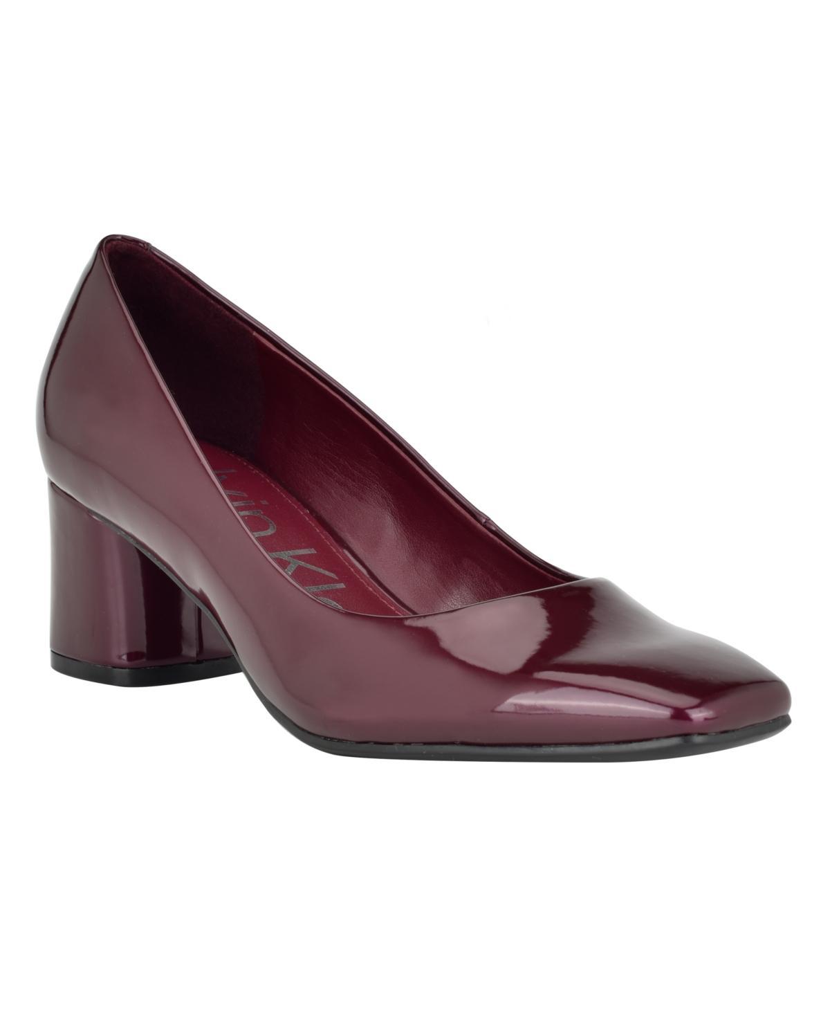 Calvin Klein Womens Alanta Square Toe Dress Pumps Product Image