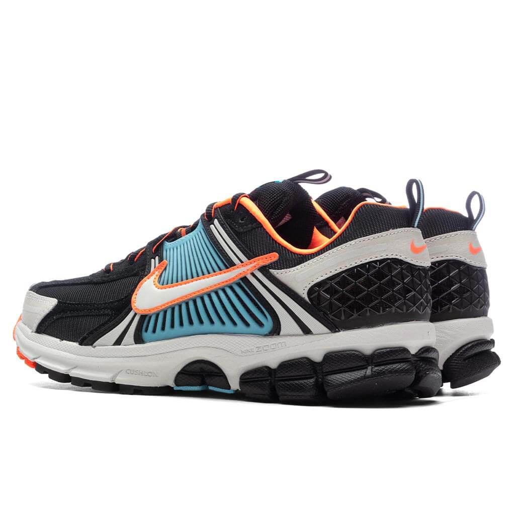 Women's Zoom Vomero 5 Premium - Black/Light Bone/Blue Gaze/Total Orange Female Product Image