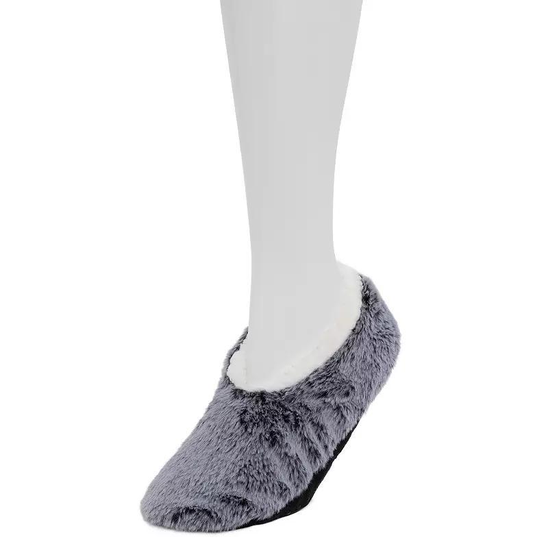 Womens Cozy Soft Faux Fur Ballerina Slipper Socks Product Image