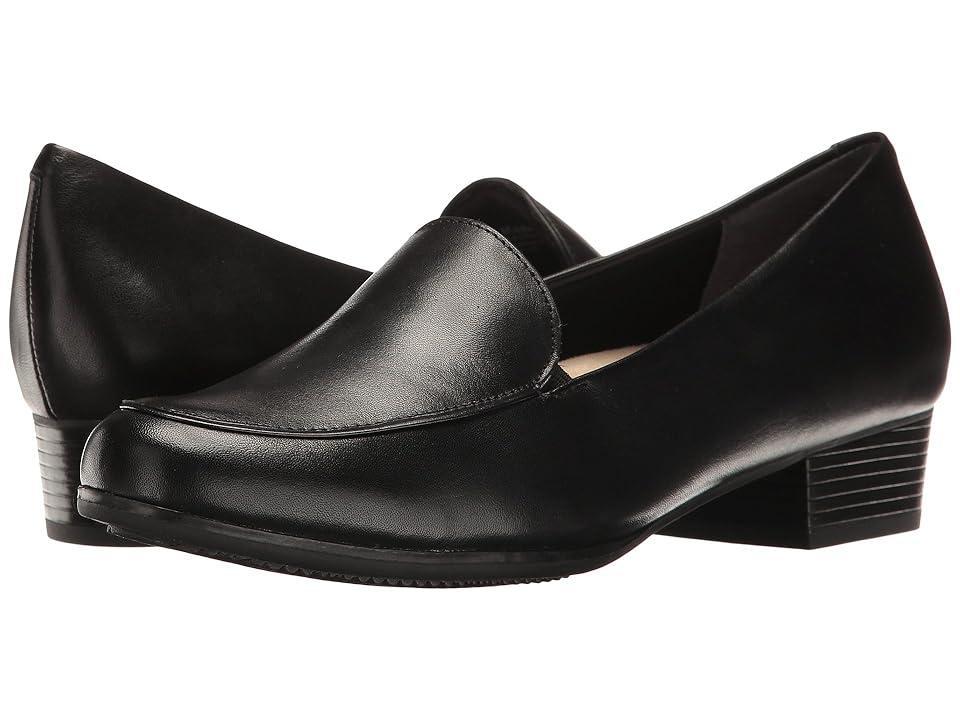 Trotters Monarch Leather Slip-On Block Heel Loafers Product Image