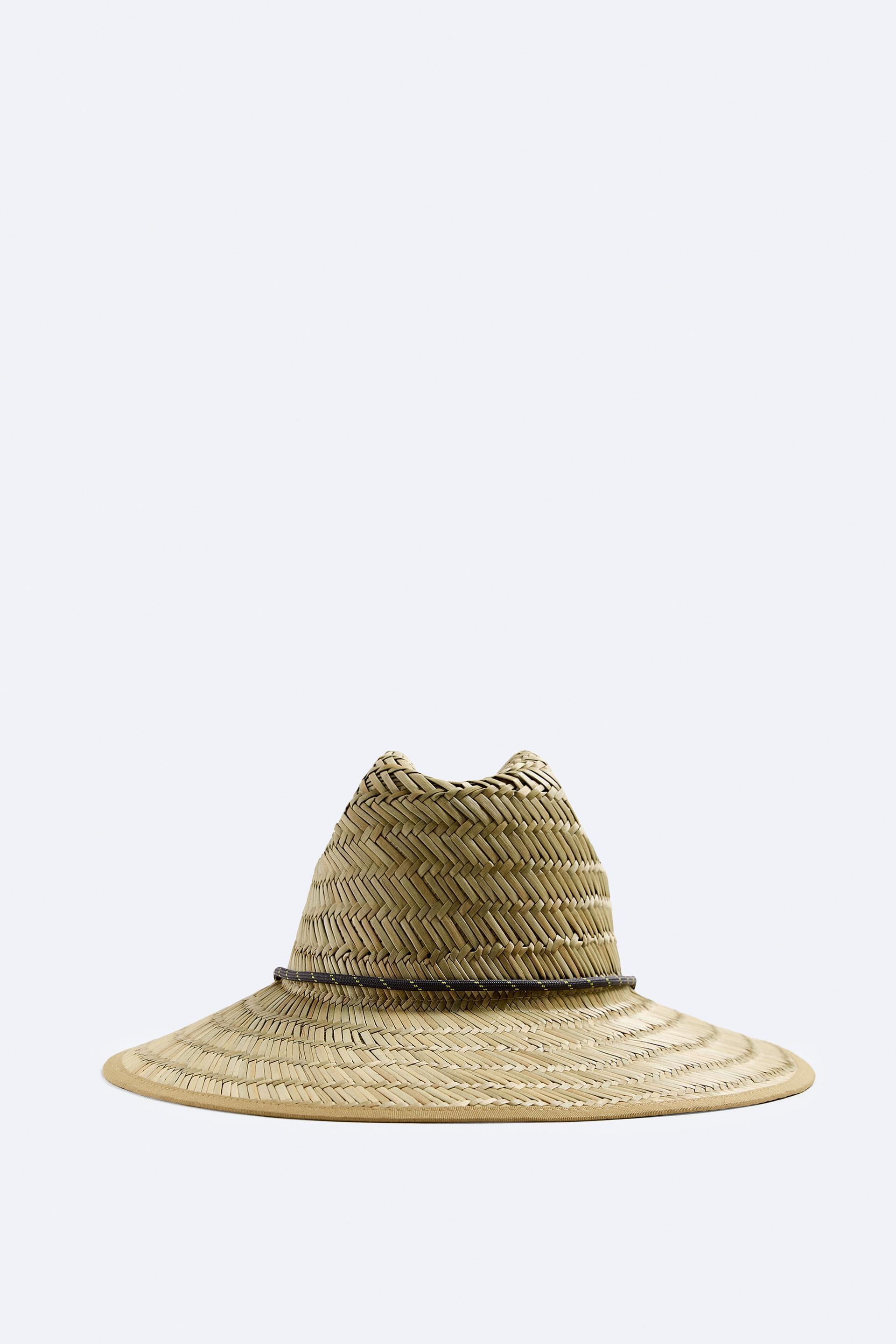 TIED WOVEN HAT Product Image