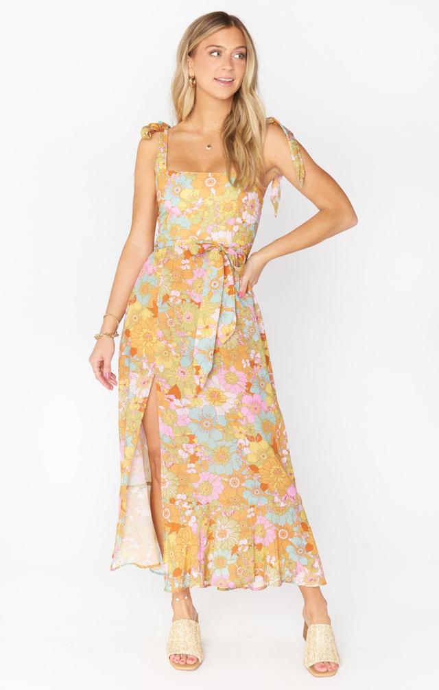 Claire Midi Dress ~ Groovy Blooms Product Image