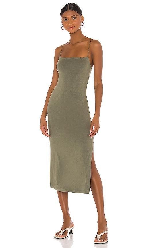 Enza Costa Strappy Side Slit Dress Size L, XL, XS. Product Image