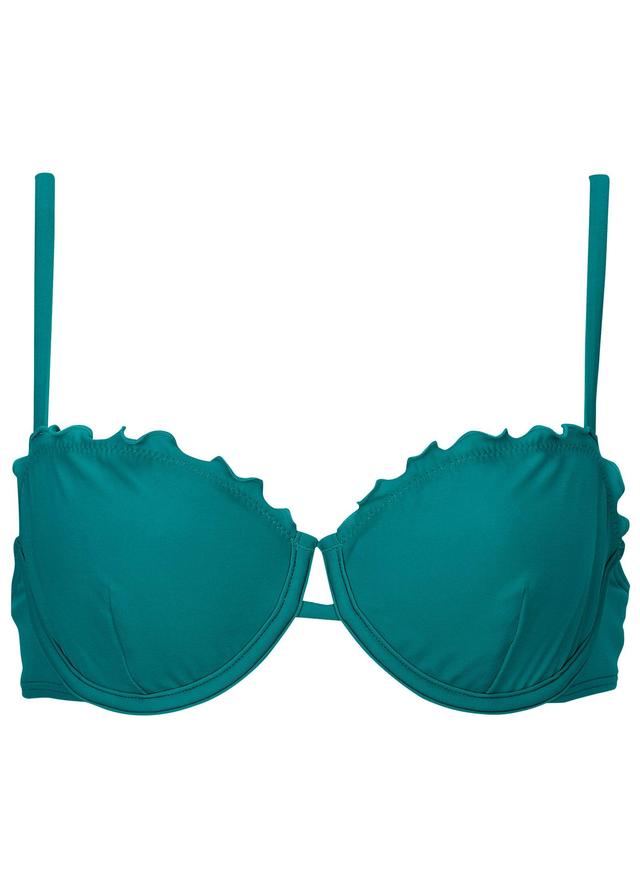 Bermuda Underwire Top - Teal Product Image