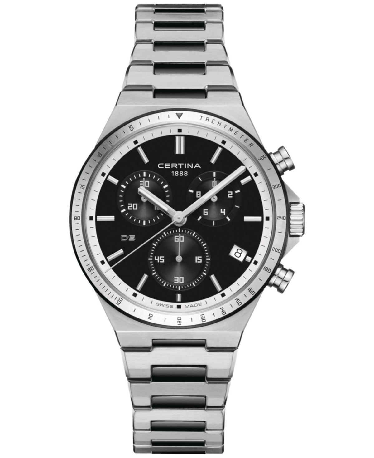 Certina Mens Swiss Chronograph Ds-7 Stainless Steel Bracelet Watch 41mm Product Image