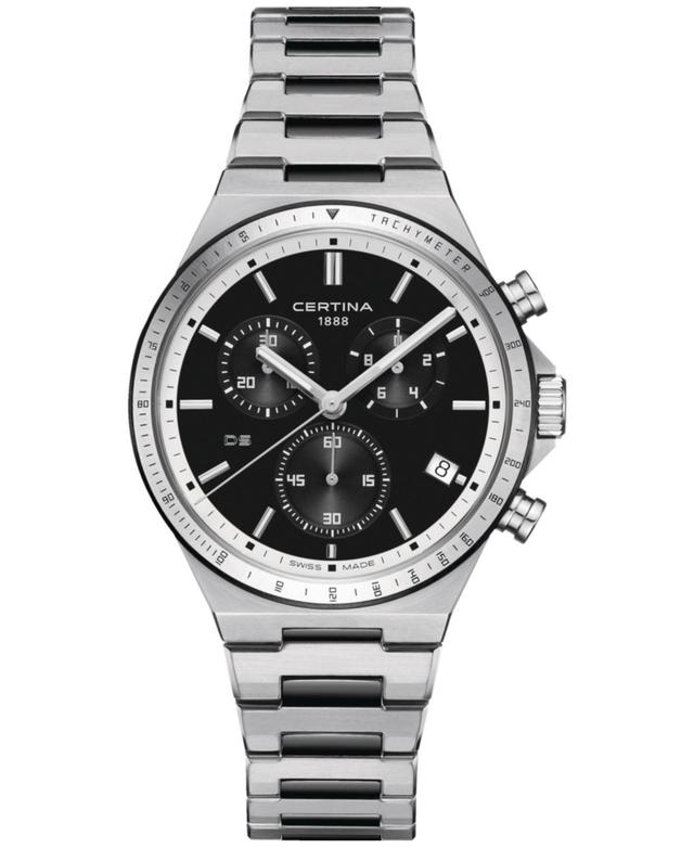 Certina Mens Swiss Chronograph Ds-7 Stainless Steel Bracelet Watch 41mm Product Image