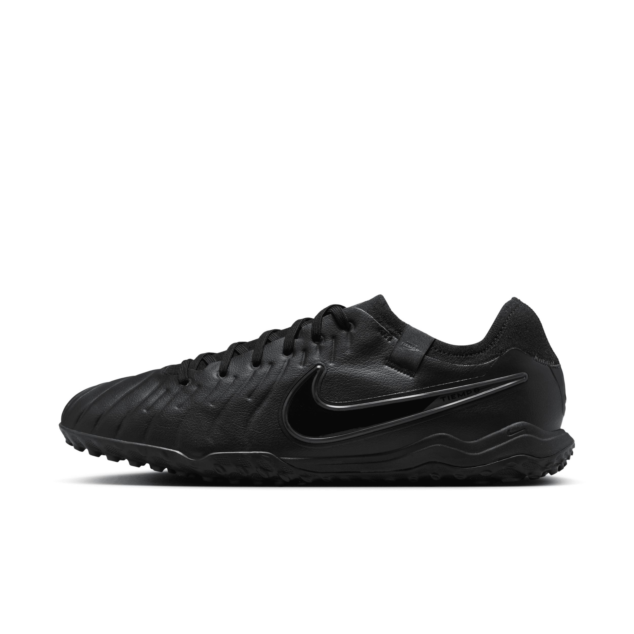 Nike Mens Nike Legend 10 Pro Turf - Mens Soccer Shoes Black/Black/Deep Jungle Product Image