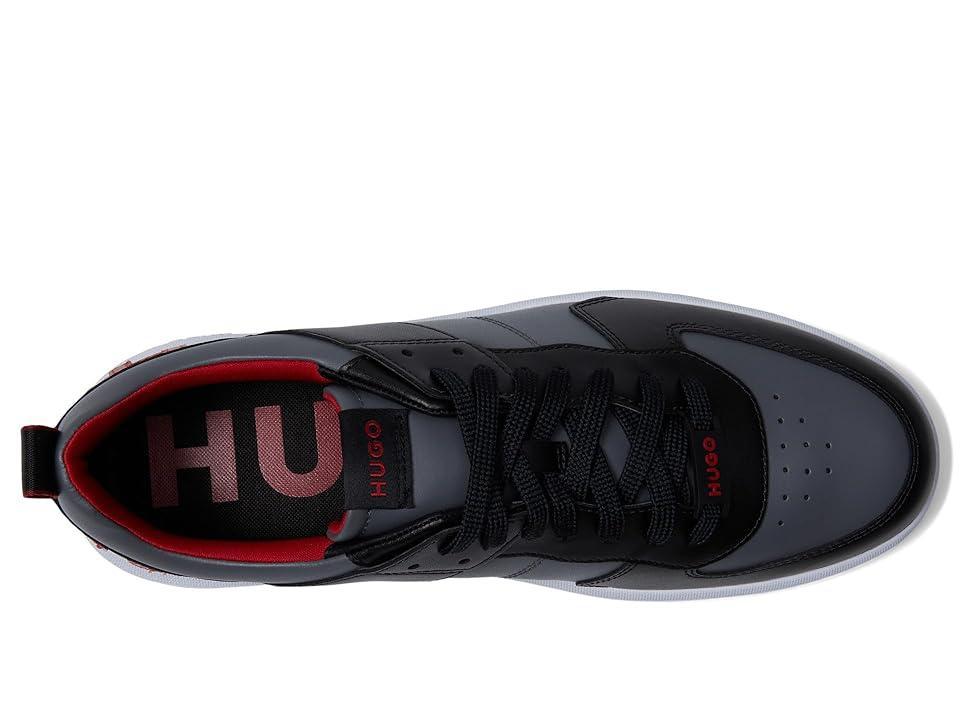 HUGO Killian Tennis Sneaker (Open Grey) Men's Shoes Product Image