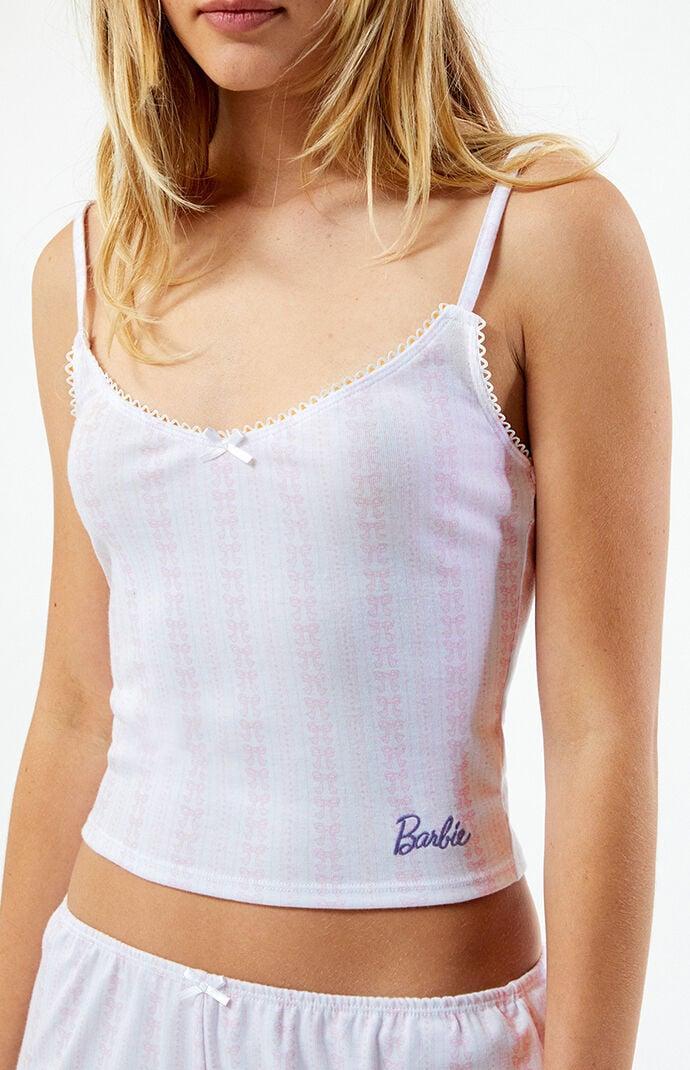 Barbie Women's Bow Printed Lounge Tank Top - Product Image