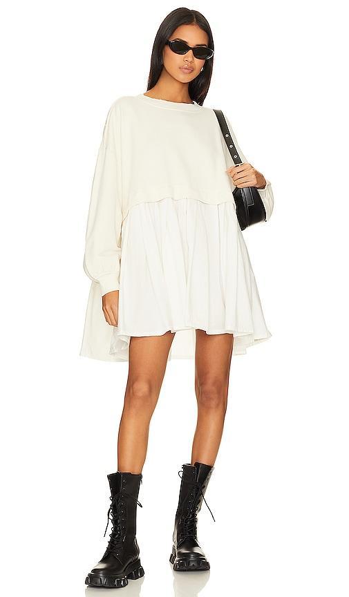 Free People Eleanor Layered Sweatshirt Minidress Product Image