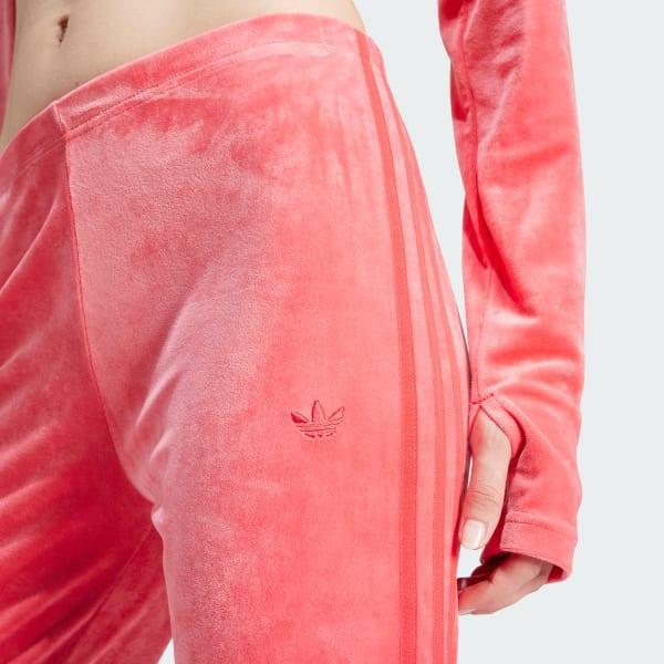 Crushed Velvet Flared Pants Product Image