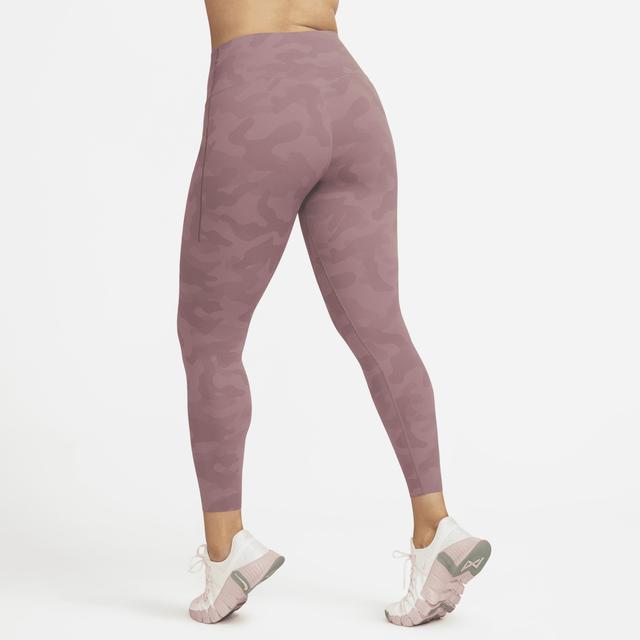 Nike Women's Universa Medium-Support High-Waisted 7/8 Camo Leggings with Pockets Product Image