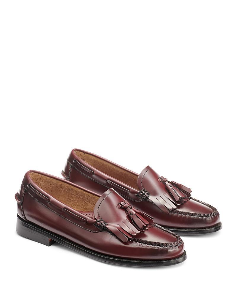 G.H. Bass Womens Esther Leather Tassel Detail Loafers Product Image