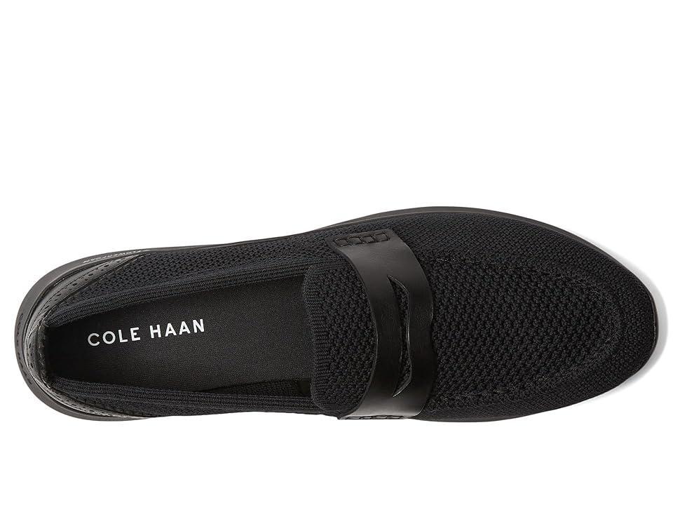 Cole Haan Zerogrand Meritt Stitchlite Loafers (Black Knit Women's Flat Shoes Product Image