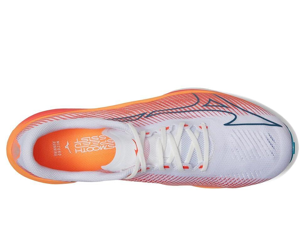 Mizuno Wave Rebellion Pro Silver) Men's Shoes Product Image