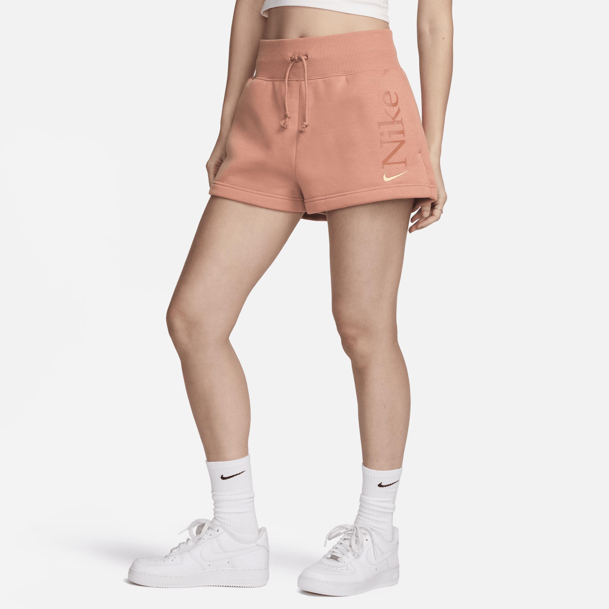 Women's Nike Sportswear Phoenix Fleece Loose High-Waisted 2" Logo Shorts Product Image