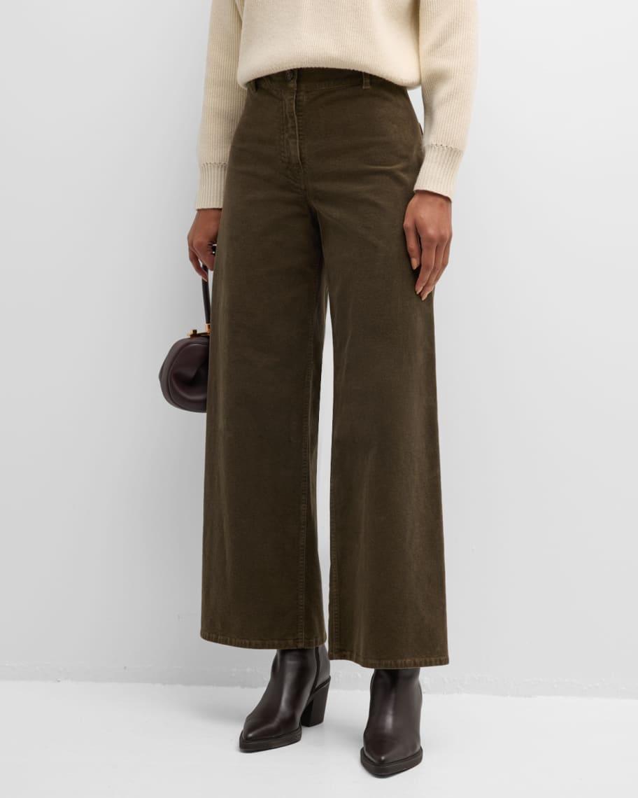 Megan Wide-Leg Corduroy Pants Product Image