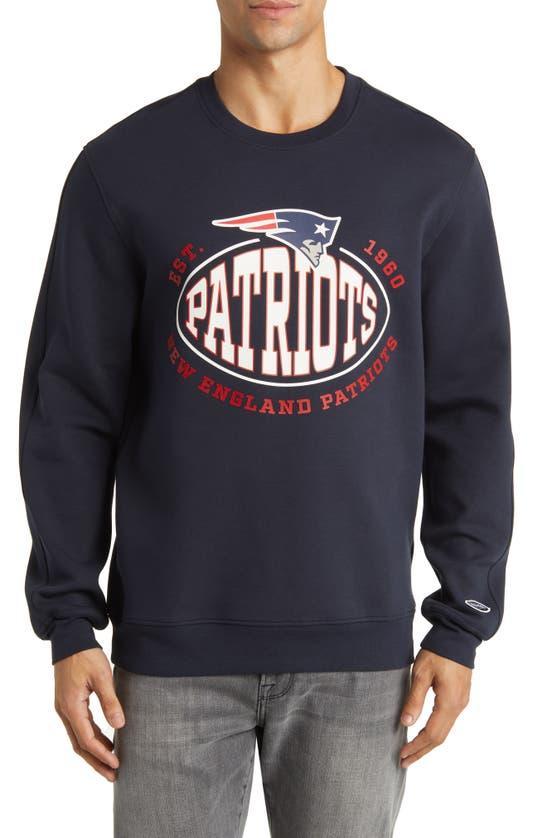 HUGO BOSS Boss X Nfl Cotton-blend Sweatshirt With Collaborative Branding In Patriots Product Image