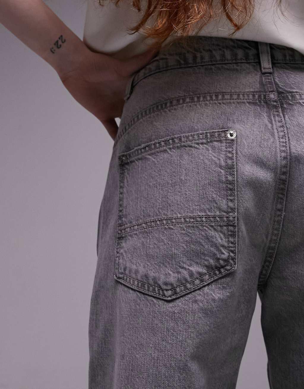 Topshop carpenter jeans in ice gray  Product Image