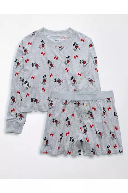 AE Mickey Mouse Plush PJ Set Women's Product Image