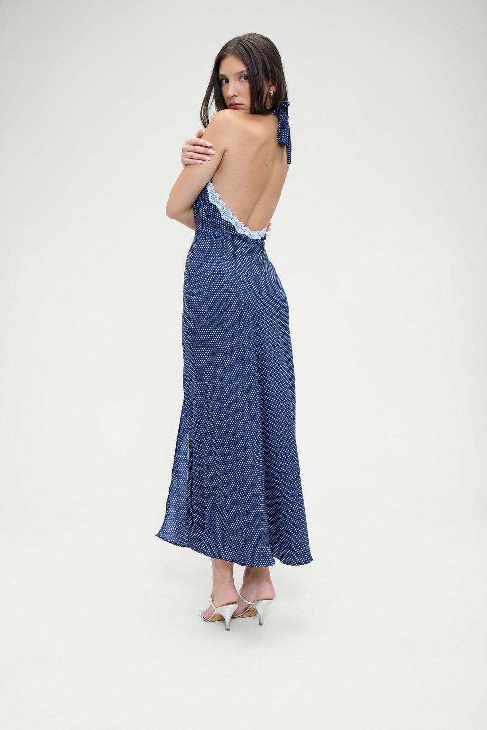 Madeleine Polka Dot Maxi Dress - Dotty Product Image