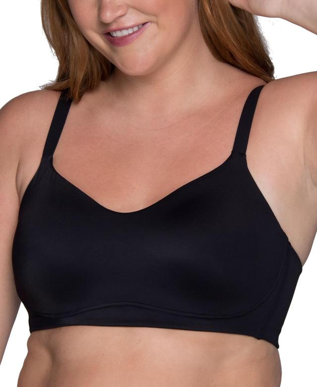 Vanity Fair Beauty Back Simple Sizing Wireless Bra 72118, Womens Black Black Product Image