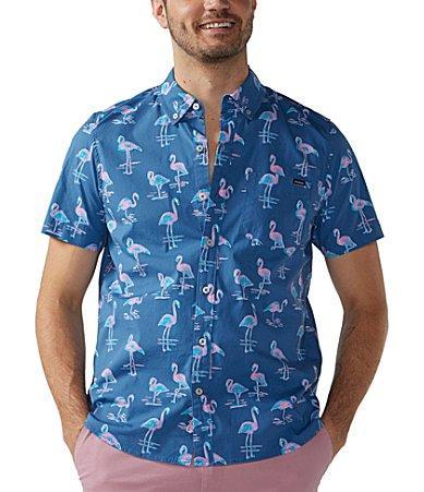 Chubbies Short Sleeve Wading Birds Printed Woven Shirt Product Image