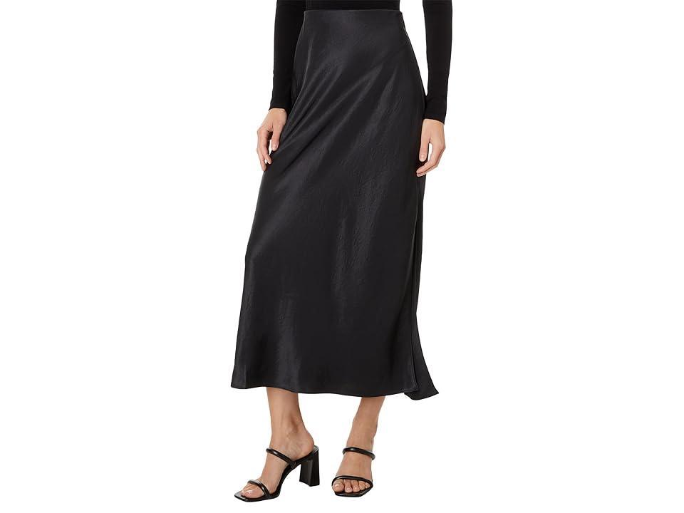 Madewell Solana Maxi - Debs Drapey Satin (Claret) Women's Skirt Product Image