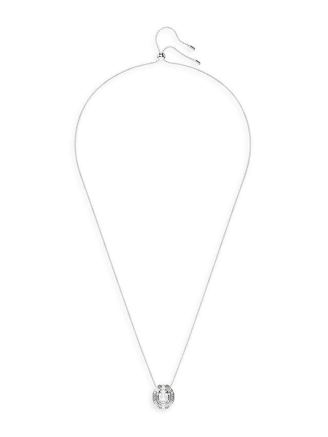 Swarovski Mesmera Mixed Cut Octagon Adjustable Pendant Necklace in Rhodium Plated, 29.53 Product Image