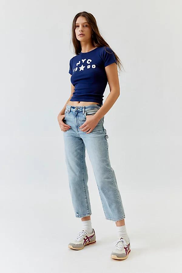 Daze Denim Sundaze Cropped Utility Jean Womens at Urban Outfitters Product Image