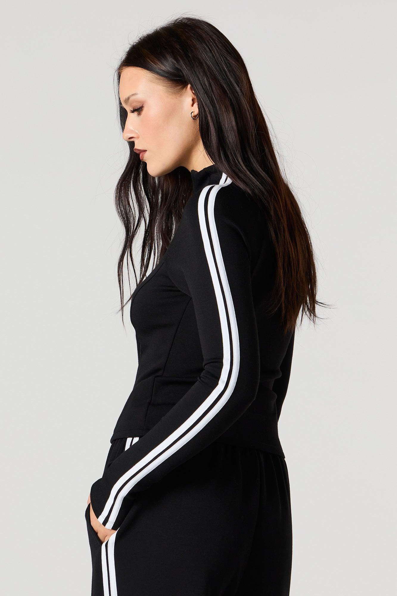 Active Striped Zip-Up Jacket Female Product Image