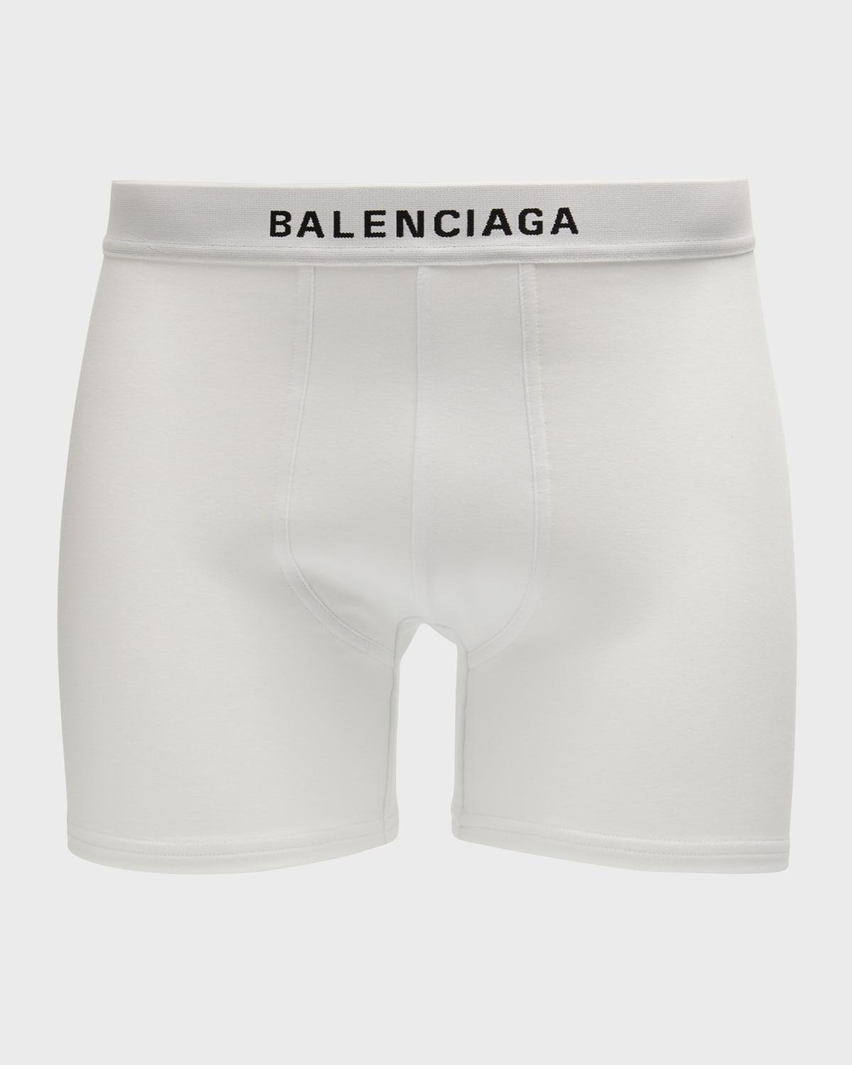 Mens Cotton-Stretch Logo Boxer Briefs Product Image