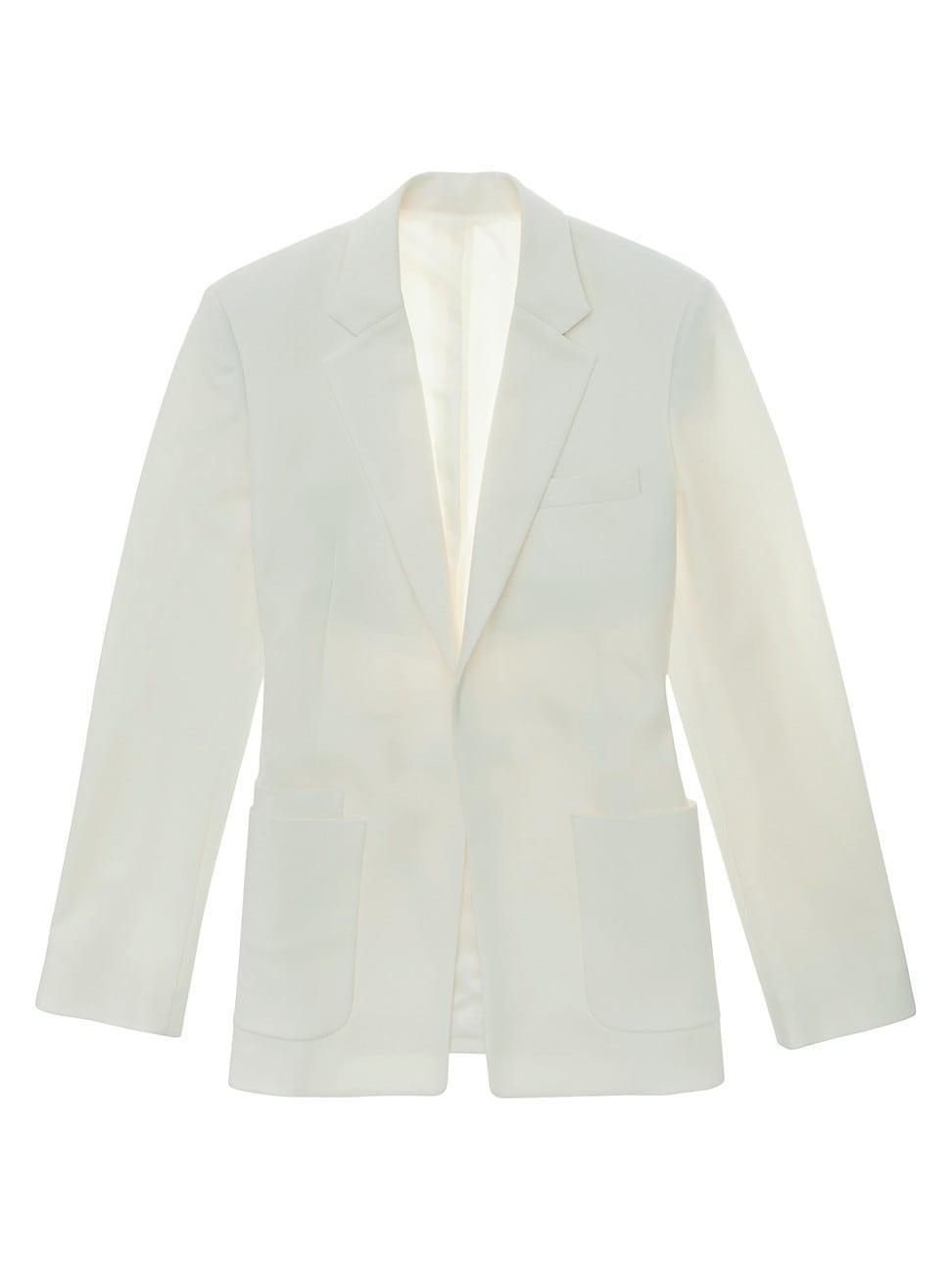 Womens Wool Belted Blazer Product Image