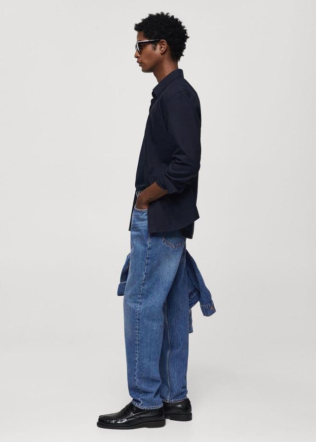 MANGO MAN - Bob straight-fit jeans dark blueMen Product Image