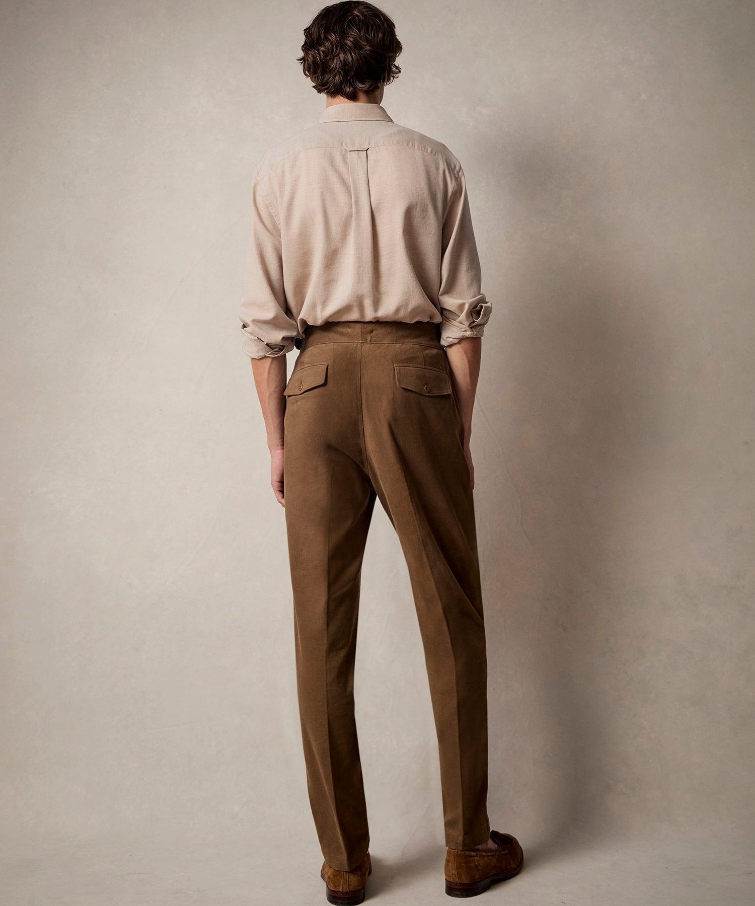 Italian Brushed Cotton Gurkha Trouser Product Image