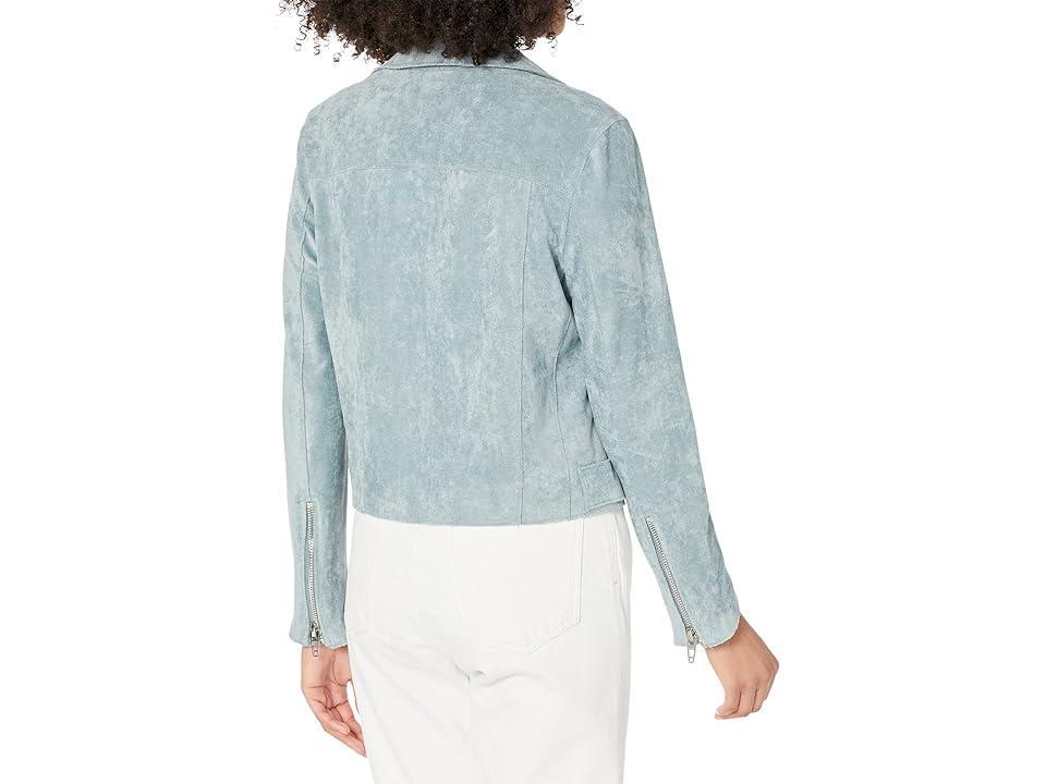 Blank NYC Suede Moto Jacket in Ocean Wave (Ocean Wave) Women's Clothing Product Image