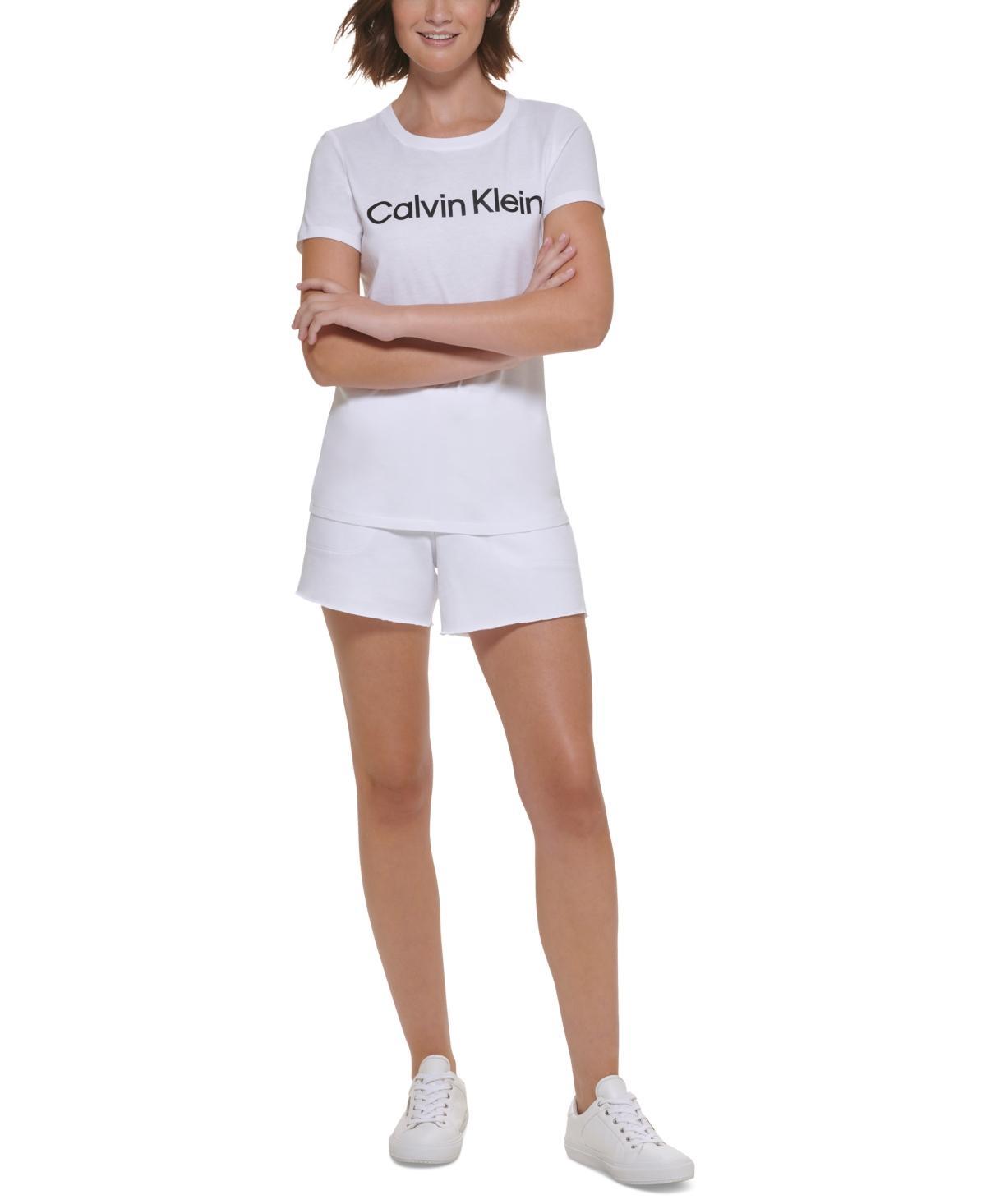 Calvin Klein Performance Womens Logo T-Shirt Product Image