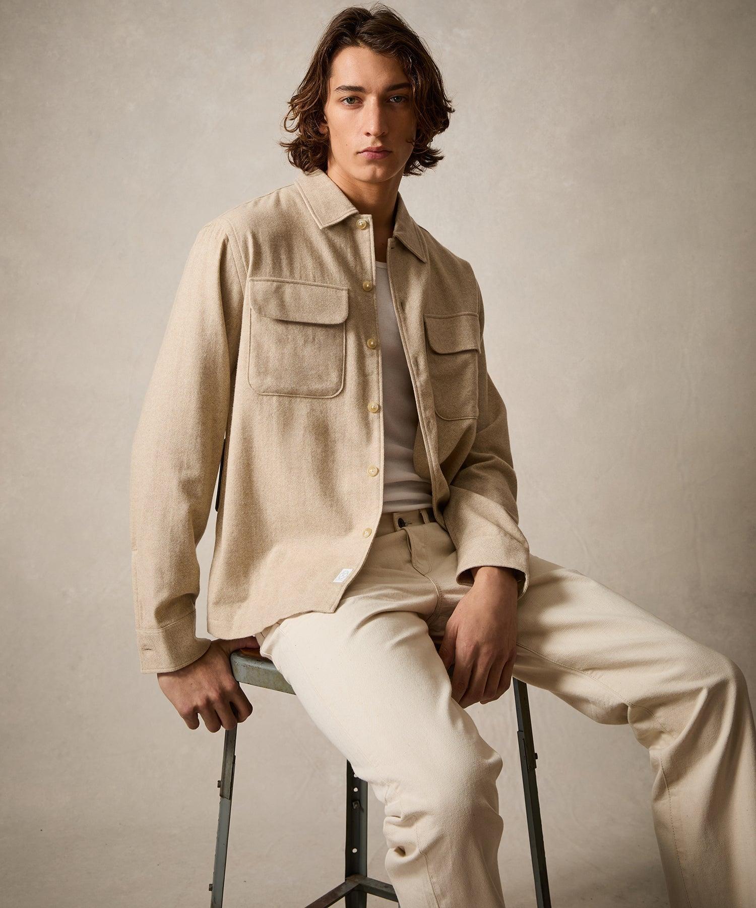 Italian Wool Cashmere Field Shirt product image