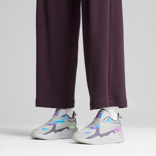 PUMA RS-X Iridescent Women's Sneakers in White/Pale Plum Product Image