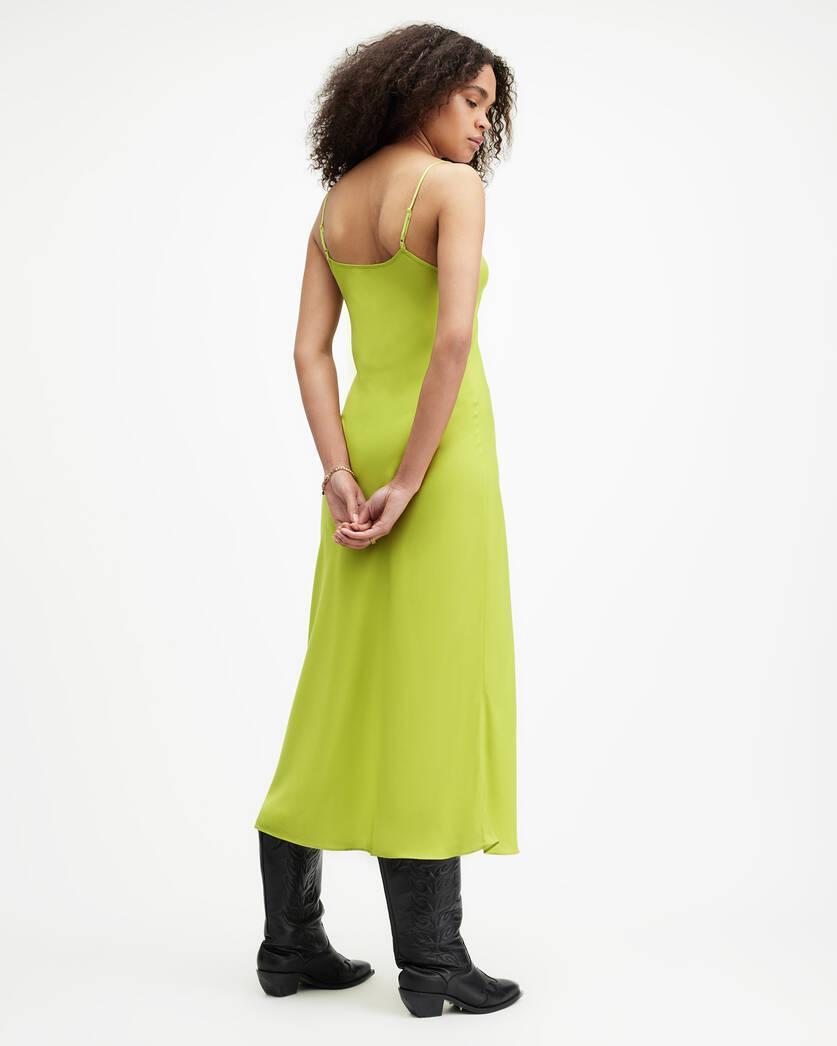 Bryony V-Neck Midi Slip Dress Product Image