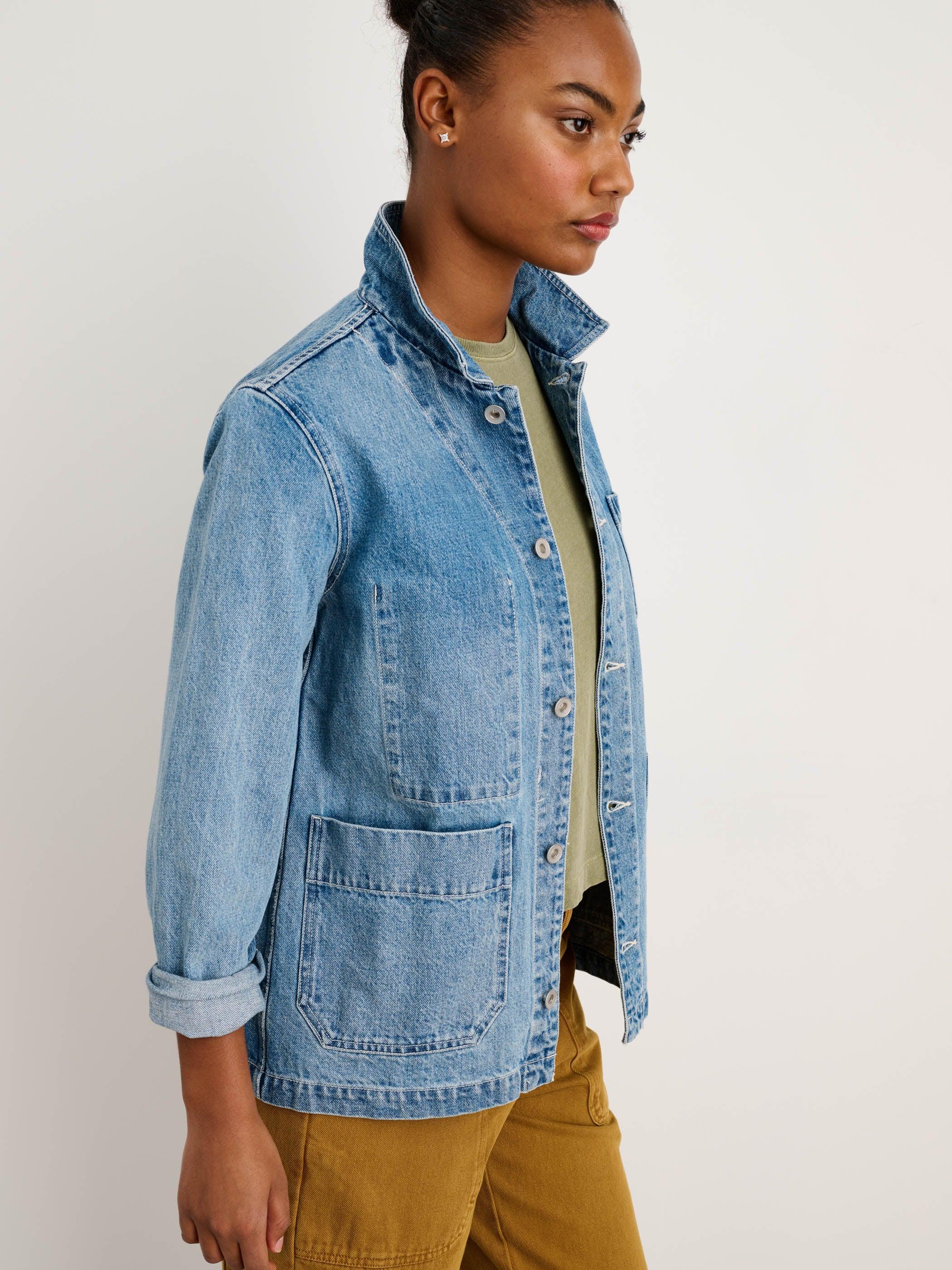 Britt Work Jacket in Denim Female Product Image