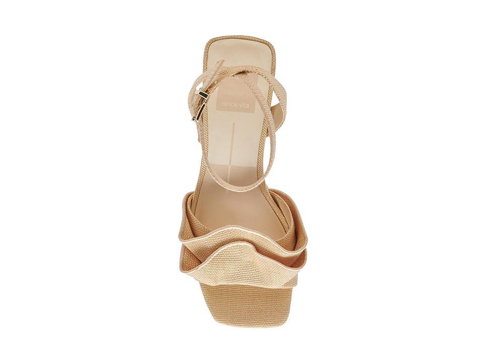 Dolce Vita Cheer (Lt Natural Raffia) Women's Sandals Product Image