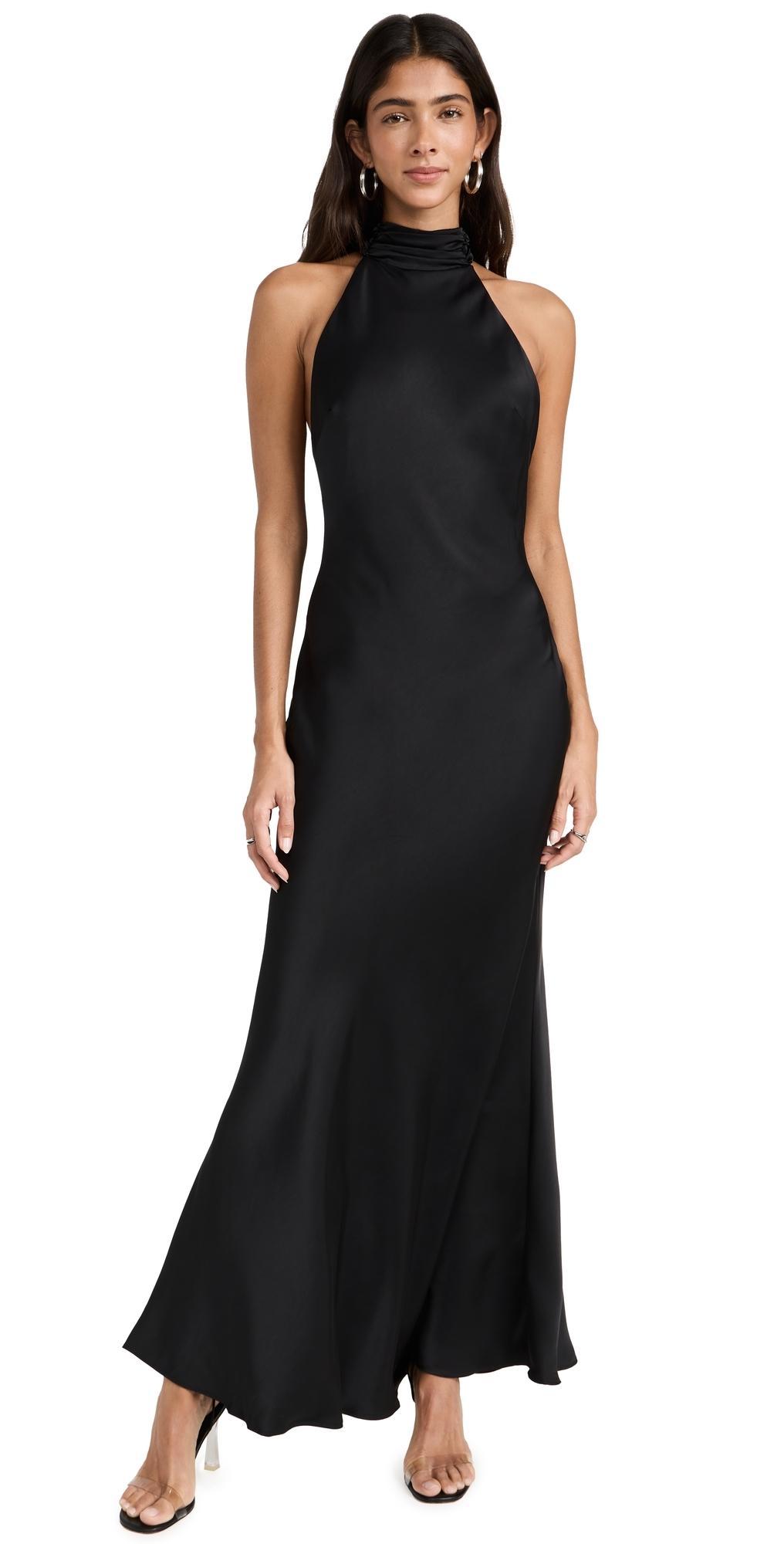 Womens Evianna Draped Maxi-Dress Product Image