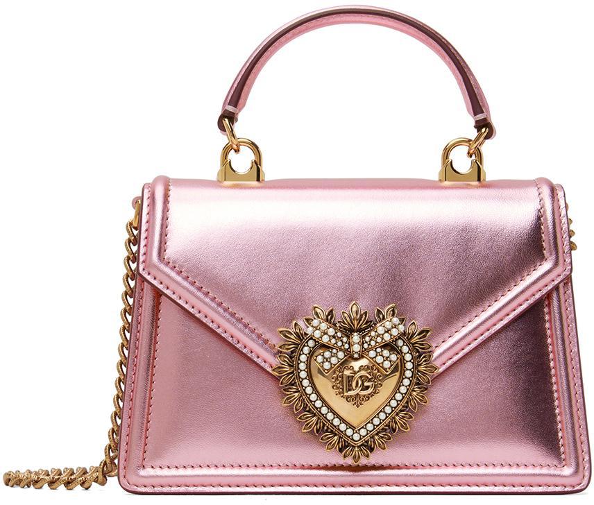 Pink Small Devotion Bag In 8b404 Rosa/rosa Product Image