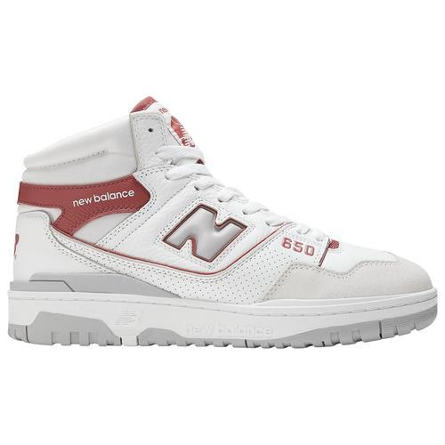 New Balance Mens New Balance 650 - Mens Basketball Shoes Grey/White/Red Product Image