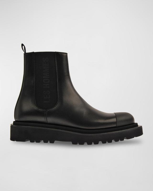 Mens Lug Sole Leather Chelsea Boots Product Image