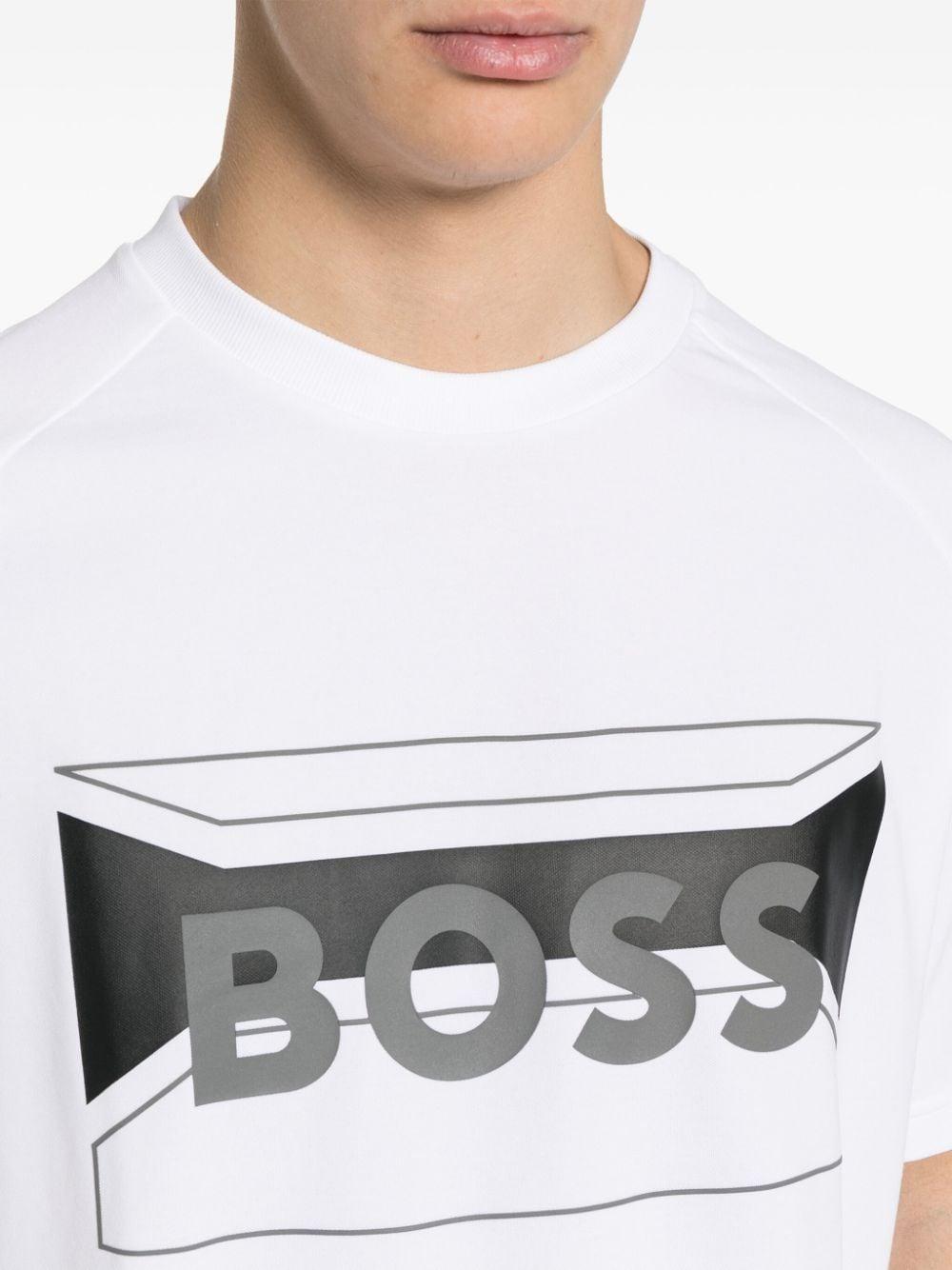 Logo-print T-shirt In White Product Image