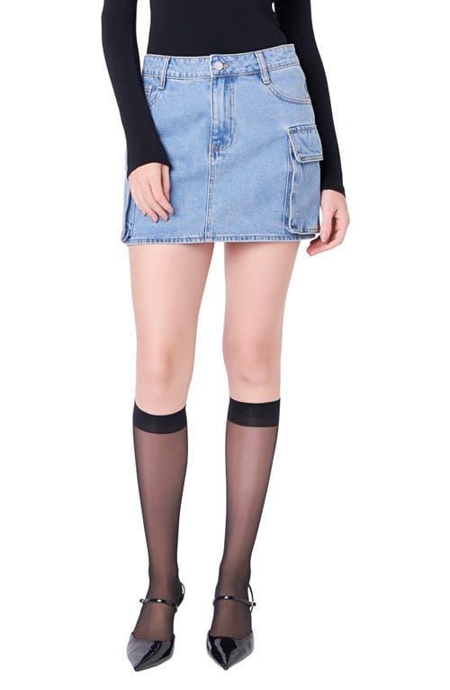 English Factory Denim Cargo Miniskirt product image